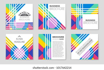 Abstract vector layout background set. For art template design, list, front page, mockup brochure theme style, banner, idea, cover, booklet, print, flyer, book, blank, card, ad, sign, sheet,, a4.