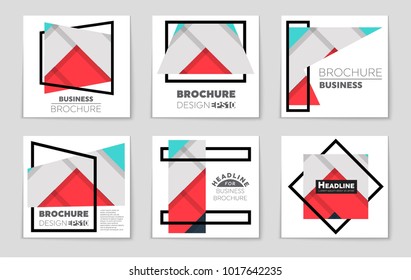 Abstract vector layout background set. For art template design, list, front page, mockup brochure theme style, banner, idea, cover, booklet, print, flyer, book, blank, card, ad, sign, sheet,, a4.