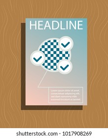 Abstract vector layout background set. For art template design, list, front page.
