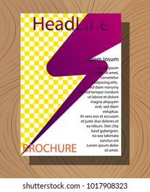 Abstract vector layout background set. For art template design, list, front page.