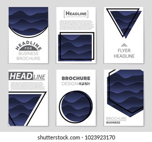 Abstract vector layout background set. For art template design, list, front page, mockup brochure theme style, banner, idea, cover, booklet, print, flyer, book, blank, card, ad, sign, sheet, a4.