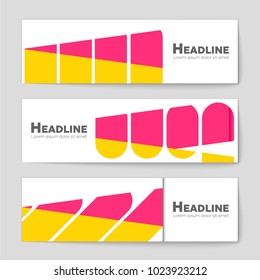 Abstract vector layout background set. For art template design, list, front page, mockup brochure theme style, banner, idea, cover, booklet, print, flyer, book, blank, card, ad, sign, sheet, a4.