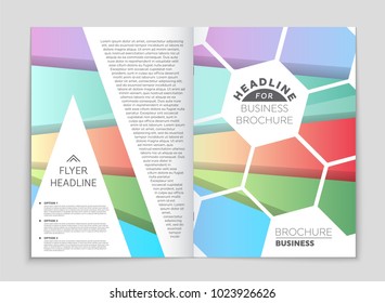 Abstract vector layout background set. For art template design, list, front page, mockup brochure theme style, banner, idea, cover, booklet, print, flyer, book, blank, card, ad, sign, sheet,, a4.