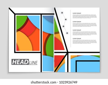 Abstract vector layout background set. For art template design, list, front page, mockup brochure theme style, banner, idea, cover, booklet, print, flyer, book, blank, card, ad, sign, sheet,, a4.