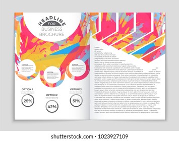 Abstract vector layout background set. For art template design, list, front page, mockup brochure theme style, banner, idea, cover, booklet, print, flyer, book, blank, card, ad, sign, sheet, a4