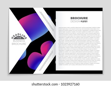 Abstract vector layout background set. For art template design, list, front page, mockup brochure theme style, banner, idea, cover, booklet, print, flyer, book, blank, card, ad, sign, sheet, a4