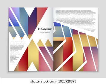 Abstract vector layout background set. For art template design, list, front page, mockup brochure theme style, banner, idea, cover, booklet, print, flyer, book, blank, card, ad, sign, sheet, a4