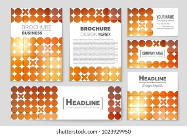 Abstract vector layout background set. For art template design, list, front page, mockup brochure theme style, banner, idea, cover, booklet, print, flyer, book, blank, card, ad, sign, sheet, a4.