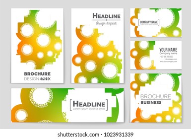 Abstract vector layout background set. For art template design, list, front page, mockup brochure theme style, banner, idea, cover, booklet, print, flyer, book, blank, card, ad, sign, sheet, a4.