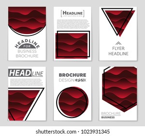 Abstract vector layout background set. For art template design, list, front page, mockup brochure theme style, banner, idea, cover, booklet, print, flyer, book, blank, card, ad, sign, sheet, a4.