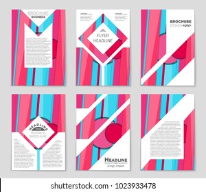 Abstract vector layout background set. For art template design, list, front page, mockup brochure theme style, banner, idea, cover, booklet, print, flyer, book, blank, card, ad, sign, sheet,, a4.