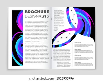 Abstract vector layout background set. For art template design, list, front page, mockup brochure theme style, banner, idea, cover, booklet, print, flyer, book, blank, card, ad, sign, sheet, a4