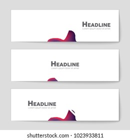 Abstract vector layout background set. For art template design, list, front page, mockup brochure theme style, banner, idea, cover, booklet, print, flyer, book, blank, card, ad, sign, sheet, a4