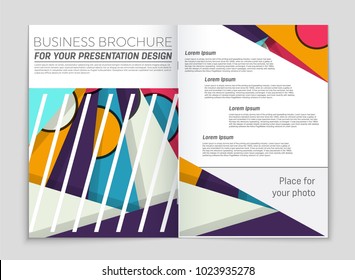 Abstract vector layout background set. For art template design, list, front page, mockup brochure theme style, banner, idea, cover, booklet, print, flyer, book, blank, card, ad, sign, sheet,, a4.