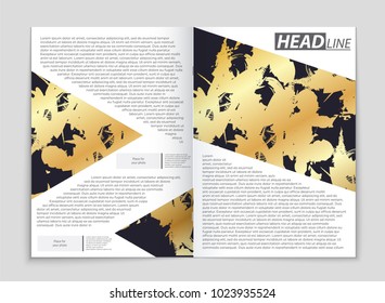 Abstract vector layout background set. For art template design, list, front page, mockup brochure theme style, banner, idea, cover, booklet, print, flyer, book, blank, card, ad, sign, sheet, a4.
