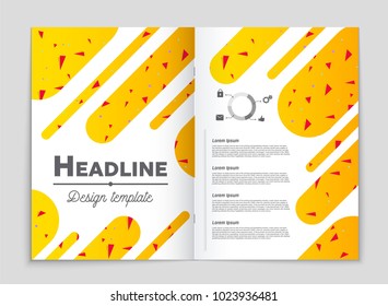 Abstract vector layout background set. For art template design, list, front page, mockup brochure theme style, banner, idea, cover, booklet, print, flyer, book, blank, card, ad, sign, sheet, a4