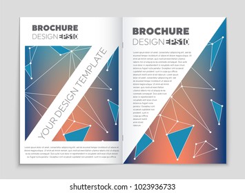 Abstract vector layout background set. For art template design, list, front page, mockup brochure theme style, banner, idea, cover, booklet, print, flyer, book, blank, card, ad, sign, sheet, a4.