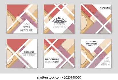 Abstract vector layout background set. For art template design, list, front page, mockup brochure theme style, banner, idea, cover, booklet, print, flyer, book, blank, card, ad, sign, sheet,, a4.