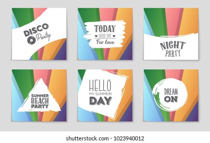 Abstract vector layout background set. For art template design, list, front page, mockup brochure theme style, banner, idea, cover, booklet, print, flyer, book, blank, card, ad, sign, sheet,, a4.