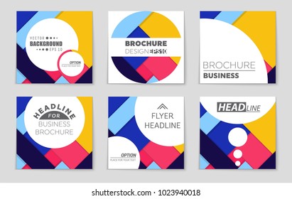 Abstract vector layout background set. For art template design, list, front page, mockup brochure theme style, banner, idea, cover, booklet, print, flyer, book, blank, card, ad, sign, sheet,, a4.