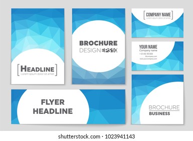 Abstract vector layout background set. For art template design, list, front page, mockup brochure theme style, banner, idea, cover, booklet, print, flyer, book, blank, card, ad, sign, sheet, a4