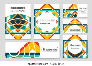 Abstract vector layout background set. For art template design, list, front page, mockup brochure theme style, banner, idea, cover, booklet, print, flyer, book, blank, card, ad, sign, sheet, a4.