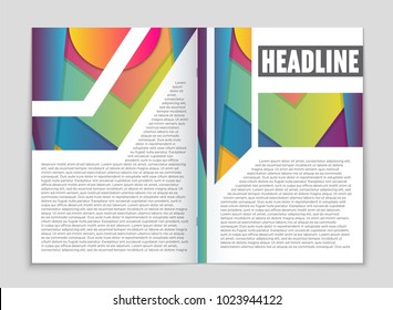 Abstract vector layout background set. For art template design, list, front page, mockup brochure theme style, banner, idea, cover, booklet, print, flyer, book, blank, card, ad, sign, sheet,, a4.