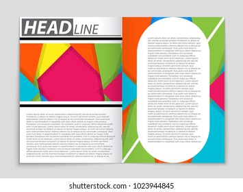 Abstract vector layout background set. For art template design, list, front page, mockup brochure theme style, banner, idea, cover, booklet, print, flyer, book, blank, card, ad, sign, sheet,, a4.
