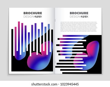 Abstract vector layout background set. For art template design, list, front page, mockup brochure theme style, banner, idea, cover, booklet, print, flyer, book, blank, card, ad, sign, sheet, a4