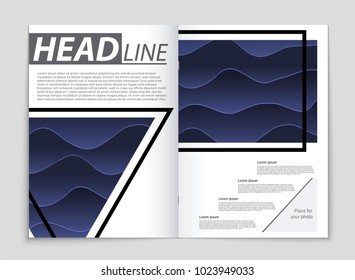 Abstract vector layout background set. For art template design, list, front page, mockup brochure theme style, banner, idea, cover, booklet, print, flyer, book, blank, card, ad, sign, sheet, a4.