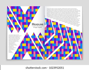 Abstract vector layout background set. For art template design, list, front page, mockup brochure theme style, banner, idea, cover, booklet, print, flyer, book, blank, card, ad, sign, sheet, a4
