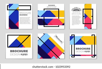 Abstract vector layout background set. For art template design, list, front page, mockup brochure theme style, banner, idea, cover, booklet, print, flyer, book, blank, card, ad, sign, sheet,, a4.