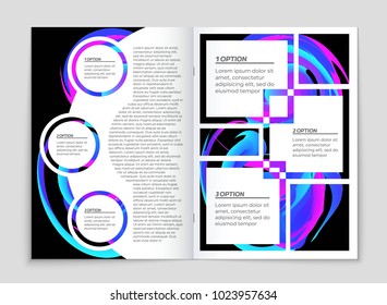 Abstract vector layout background set. For art template design, list, front page, mockup brochure theme style, banner, idea, cover, booklet, print, flyer, book, blank, card, ad, sign, sheet, a4