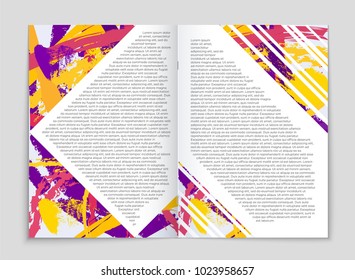 Abstract vector layout background set. For art template design, list, front page, mockup brochure theme style, banner, idea, cover, booklet, print, flyer, book, blank, card, ad, sign, sheet, a4