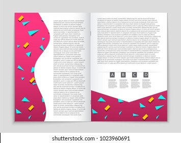 Abstract vector layout background set. For art template design, list, front page, mockup brochure theme style, banner, idea, cover, booklet, print, flyer, book, blank, card, ad, sign, sheet, a4