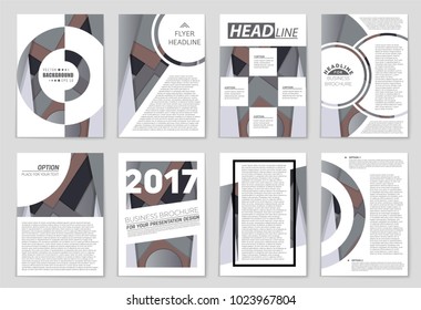 Abstract vector layout background set. For art template design, list, front page, mockup brochure theme style, banner, idea, cover, booklet, print, flyer, book, blank, card, ad, sign, sheet,, a4.