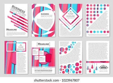 Abstract vector layout background set. For art template design, list, front page, mockup brochure theme style, banner, idea, cover, booklet, print, flyer, book, blank, card, ad, sign, sheet,, a4.