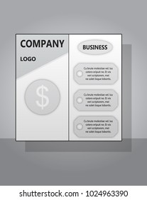 Abstract vector layout background set. For art template design, list, front page.