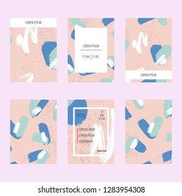 Abstract vector layout background set. For art template design, list, front page, mockup brochure theme style, banner, idea, cover, booklet, print, flyer, card.