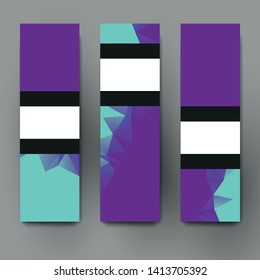 Abstract vector layout background set. For art template design, list, front page, mockup brochure theme style, banner, idea, cover, booklet, print, flyer, book, blank, card, ad, sign, sheet