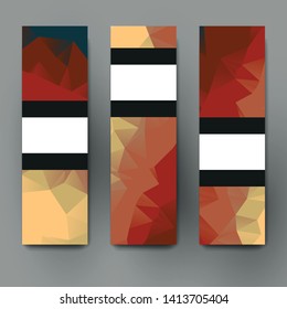 Abstract vector layout background set. For art template design, list, front page, mockup brochure theme style, banner, idea, cover, booklet, print, flyer, book, blank, card, ad, sign, sheet