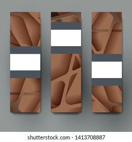 Abstract vector layout background set. For art template design, list, front page, mockup brochure theme style, banner, idea, cover, booklet, print, flyer, book, blank, card, ad, sign, sheet