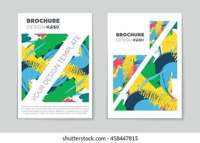 Abstract vector layout background set. For art template design, list, page, mockup brochure theme style, banner, idea, cover, booklet, print, flyer, book, blank, card, ad, sign, sheet, flyer, a4.