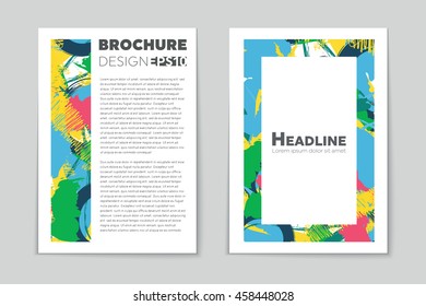 Abstract vector layout background set. For art template design, list, page, mockup brochure theme style, banner, idea, cover, booklet, print, flyer, book, blank, card, ad, sign, sheet, flyer, a4.