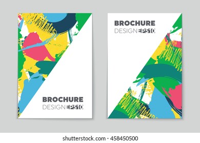 Abstract vector layout background set. For art template design, list, page, mockup brochure theme style, banner, idea, cover, booklet, print, flyer, book, blank, card, ad, sign, sheet, flyer, a4.