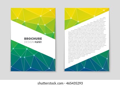 Abstract vector layout background set. For art template design, list, page, mockup brochure theme style, banner, idea, cover, booklet, print, flyer, book, blank, card, ad, sign, sheet, flyer, a4.