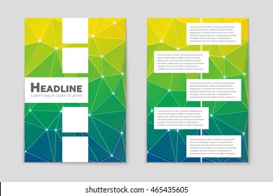 Abstract vector layout background set. For art template design, list, page, mockup brochure theme style, banner, idea, cover, booklet, print, flyer, book, blank, card, ad, sign, sheet, flyer, a4.