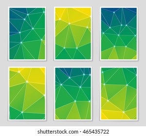 Abstract vector layout background set. For art template design, list, page, mockup brochure theme style, banner, idea, cover, booklet, print, flyer, book, blank, card, ad, sign, sheet, flyer, a4.