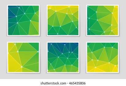 Abstract vector layout background set. For art template design, list, page, mockup brochure theme style, banner, idea, cover, booklet, print, flyer, book, blank, card, ad, sign, sheet, flyer, a4.