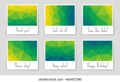 Abstract vector layout background set. For art template design, list, page, mockup brochure theme style, banner, idea, cover, booklet, print, flyer, book, blank, card, ad, sign, sheet, flyer, a4.